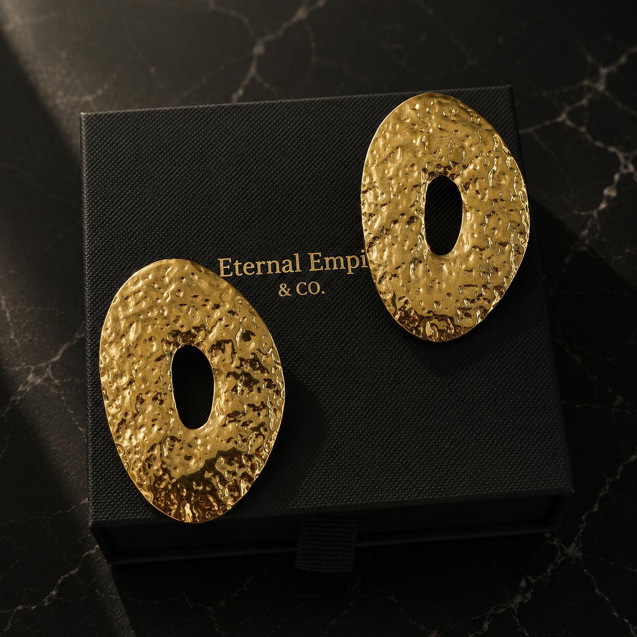 Relic Oval Earrings