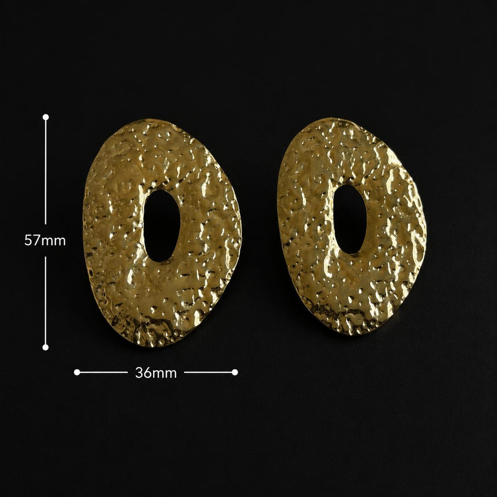 Relic Oval Earrings