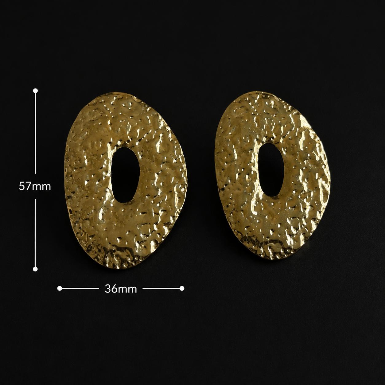 Relic Oval Earrings