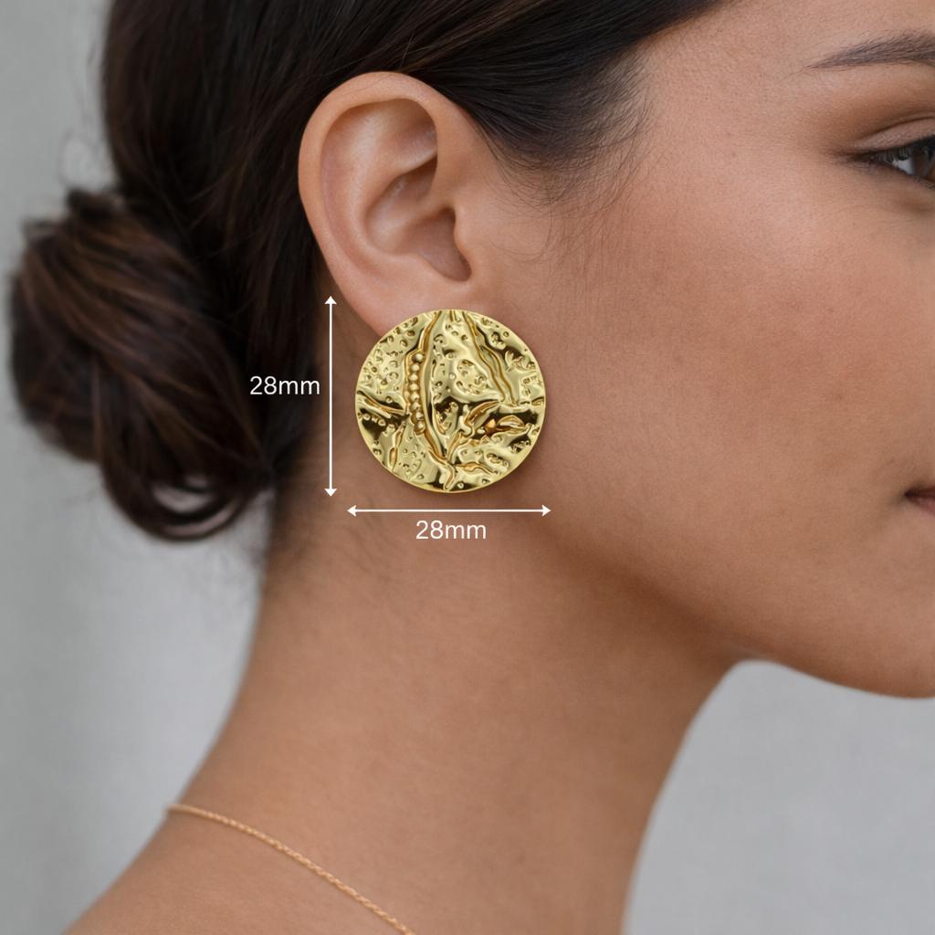 Empire Disc Earrings