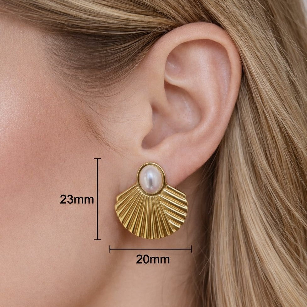 Aurea Concha Earrings