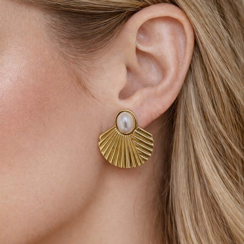 Aurea Concha Earrings