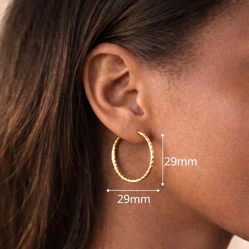 Imperial Hoop Earrings